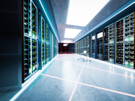 Computer network server room or data center
