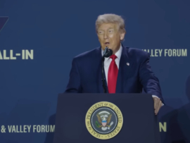 Donald Trump on All-In Podcast where he announced a trio of executive orders.
