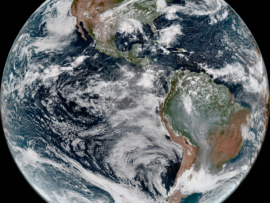 First full disk image from NOAA's GOES-19 satellite.