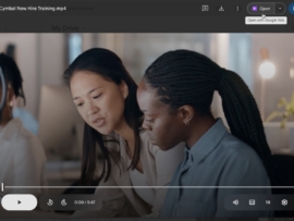 Videos in Drive can now be opened directly in Google Vids for editing.